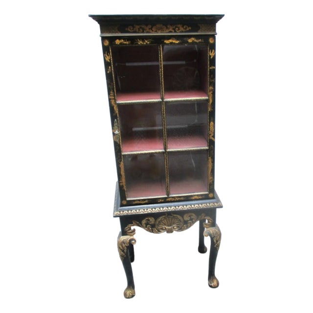 Antique Chinoisere Vitrine on Stand Circa 1825 For Sale