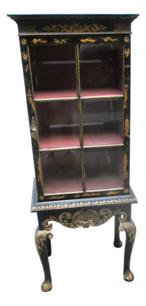 Antique Chinoisere Vitrine on Stand Circa 1825