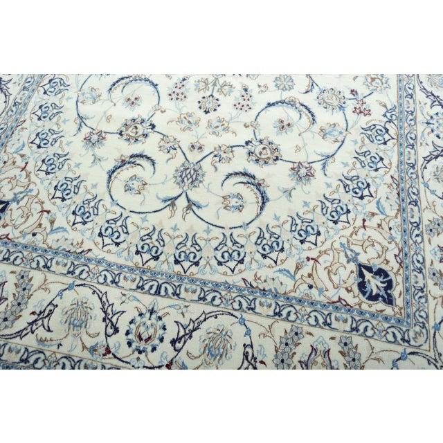 Textile Hand-Knotted Oriental Rug with Silk Content For Sale - Image 7 of 13