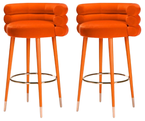 Set of Marshmallow Bar Stools by Royal Stranger