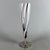 Modernist Zebra Glass and Metal Cone Table Lamp from Giorgione, 1980s For Sale - Image 3 of 12