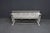 1950s Pie Crust Style Fully Restored White Metal Glider For Sale - Image 13 of 14