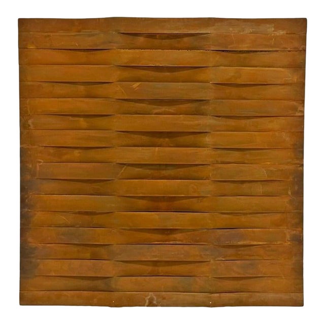 John Baughman Weave Series Wall Sculpture Brutalist Wood Art Panel 2010 For Sale