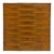 John Baughman Weave Series Wall Sculpture Brutalist Wood Art Panel 2010 For Sale