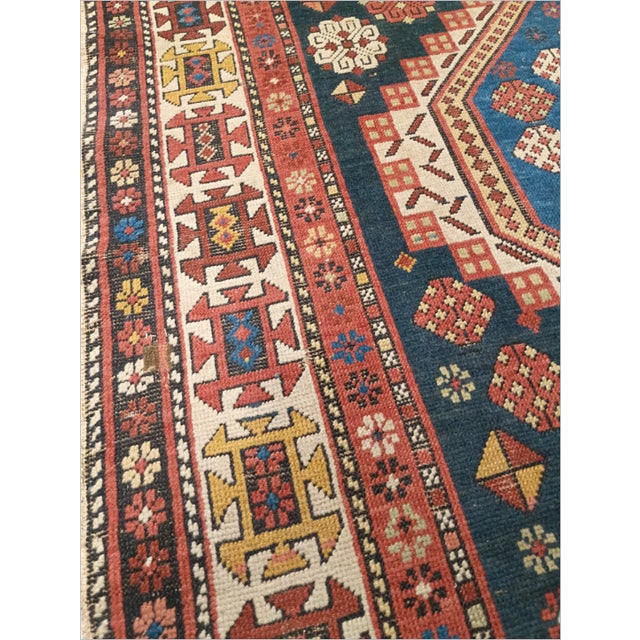 Antique Hand-Knotted Caucasian Gallery/ Runner Rug. For Sale - Image 14 of 18
