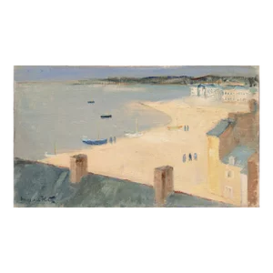 'Near Locranan, Brittany' by Mogens Hertz, Paris, Charlottenborg, Bornholm School, Benezit
