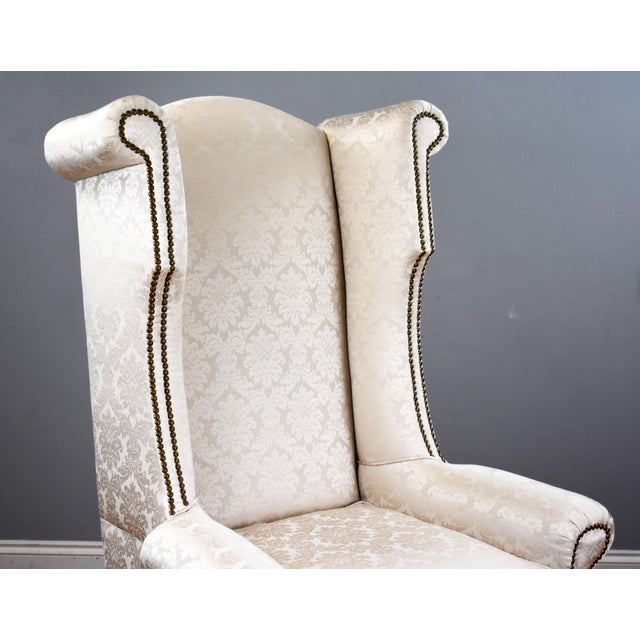 19th Century Carolean Style Wing Back Armchair For Sale - Image 3 of 12