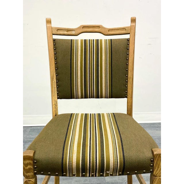 4 Danish Mid Century Oak Dining Chairs For Sale In New York - Image 6 of 10