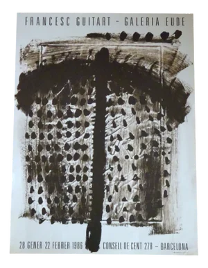 Francesc Guitart Exhibition Poster, 1986