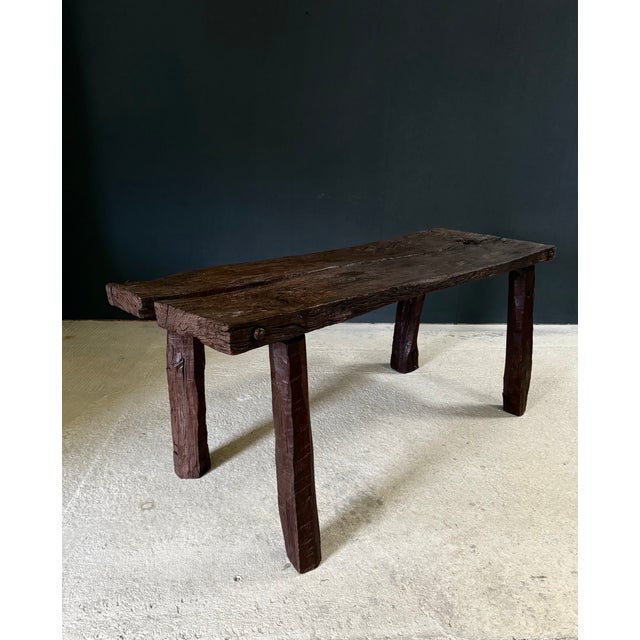 Early 19th Century Handcrafted Carved Workbench For Sale - Image 12 of 18