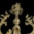 Antique French Art Nouveau Bronze 4-Light Chandelier with Frosted Glass Tulip Flower Shades and Acanthus Leaves, 1890s For Sale - Image 6 of 18