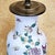 Vintage Chinoiserie Famille Rose Porcelain Floral & Butterfly Table Lamp For Sale - Image 11 of 18