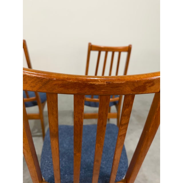 Danish Teak Mid Century Dining Chairs, Set of 4 For Sale - Image 10 of 12