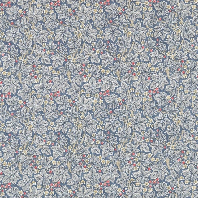 Morris & Co Bramble Fabric in Mineral/ Slate - a Sample For Sale