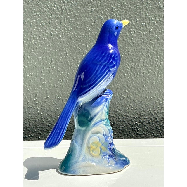 Mid-Century Modern Vintage MCM Glazed Ceramic Bird For Sale - Image 3 of 12