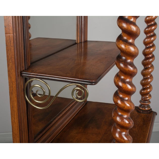 French 19th Century French Mahogany Display Cabinet in Louis Philippe Style For Sale - Image 3 of 13