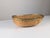 Mid-Century Modern Mid-Century Italian Rattan and Brass Oval Centerpiece Bowl, 1970s For Sale - Image 3 of 12