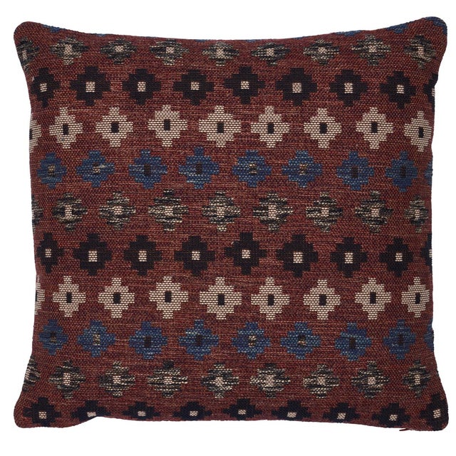 Schumacher Schumacher Ayumi Performance 20" Pillow in Russet For Sale - Image 4 of 4