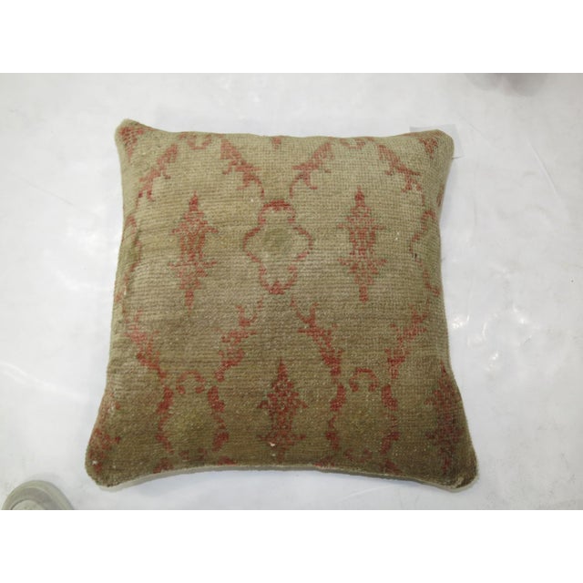 Mid 20th century turkish Konya Rug Pillow