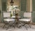 Pair of Vintage Turkish Curule-Leg Powder Coated Cast Iron Patio Chairs For Sale - Image 9 of 12