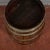Small Wine Barrel with Wooden Staves and Metal Bands, 20th Century For Sale - Image 5 of 18
