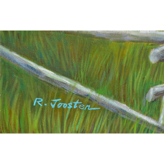 The Old Farm - Landscape With Cow by Ralph Edward Joosten For Sale In Monterey, CA - Image 6 of 6