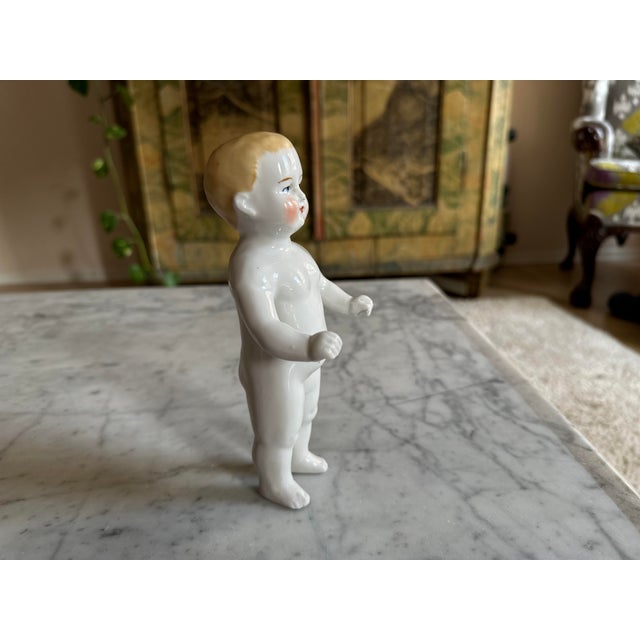 Biedermeier Porcelain Bathing Doll, Germany, 1820s For Sale - Image 3 of 13