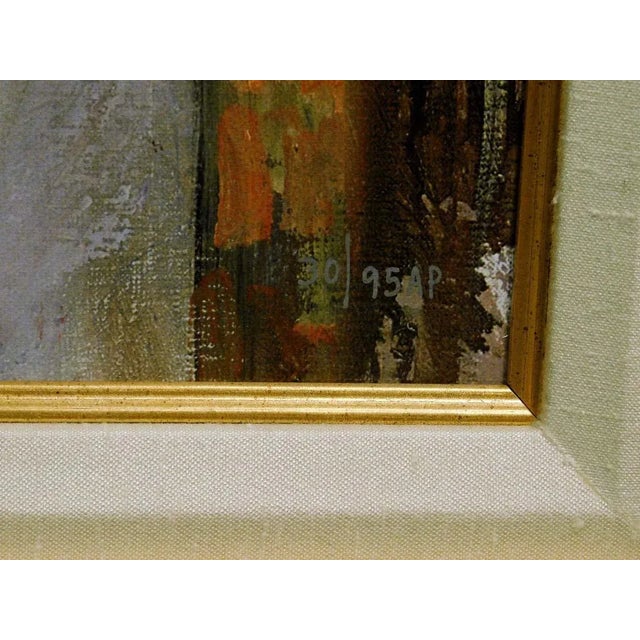 Impressionist Pino "Isabella" on Canvas Hand Signed & Embellished W/ Custom Frame For Sale - Image 3 of 9
