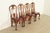 Queen Anne Kittinger Georgian Carved Mahogany Dining Chairs, Set of Four For Sale - Image 3 of 14