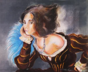 Sheldon Circa Schoneberg, Pensive Woman, Circa 1980