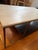 CB2 Two Tone Beautiful Marble Table For Sale - Image 4 of 8