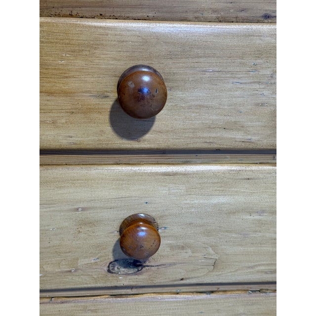 Antique Pine Two Over Three Drawers - Chest of Drawers From England For Sale - Image 10 of 18