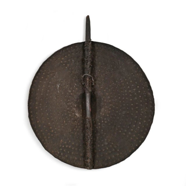 African Old Iron Shield For Sale - Image 3 of 5
