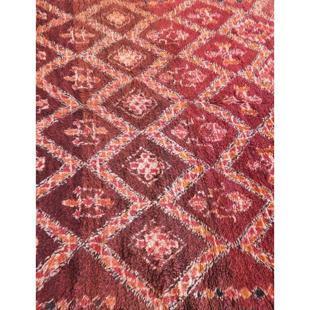 1980s Moroccan Berber Rug - 11.6 X 7 Ft For Sale - Image 4 of 9