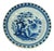 Large Dutch Delftware Blue and White Plate, 1700s For Sale