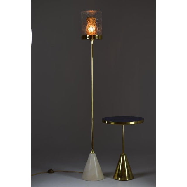 Ido F4 Floor Lamp in Marble and Brass by Jonathan Amar Studio For Sale - Image 6 of 10