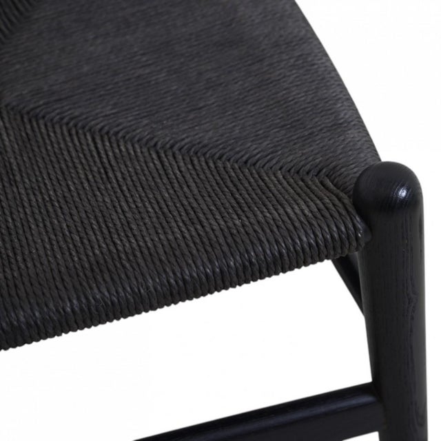 CH24 Wishbone Chairs in Black Lacquered Oak from Hans Wegner, 2000s, Set of 4 For Sale - Image 6 of 18