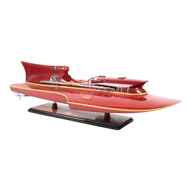 Nando Dell'Orto Ferrari Hydroplane Racing Boat Model For Sale