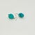 1980s 1980s Vintage Southwestern Navajo Faux Turquoise Nugget Pierced Dangle Drop Earrings - A Pair For Sale - Image 5 of 8