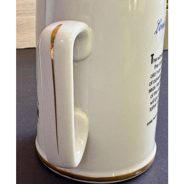 Ceramic Vintage Norman Rockwell Ceramic Mugs Set of 2 For Sale - Image 7 of 9