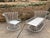 Mid 20th Century Woodard Patio Chaise and Lounge Chair, Attributed to Herbert Saiger - Set of 2 For Sale - Image 9 of 12