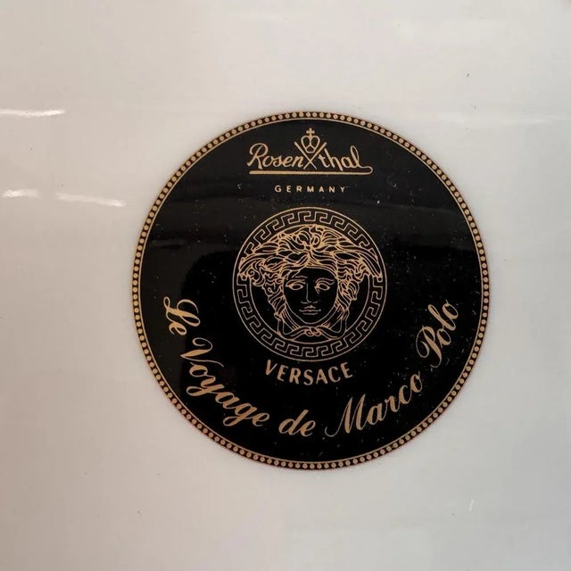 2000 - 2009 Le Voyage De Marco Polo Wall Charger Plate by Versace for Rosenthal, 1994 For Sale - Image 5 of 6