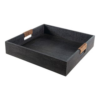 Regina Andrew Logia Square Tray Large in Grey For Sale