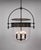 Pair of authentic Urban Electric Co. Dover Bell pendant lights in black with clear glass. Excellent pre-owned condition...