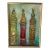 Mid-Century Expressionist Still Life of Fruit Filled Bottles Acrylic Painting For Sale