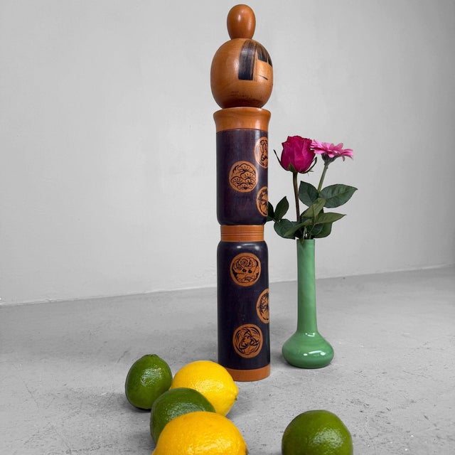 Large Sōsaku Kokeshi by Sato Suigai, Japan, 1960s For Sale - Image 6 of 11