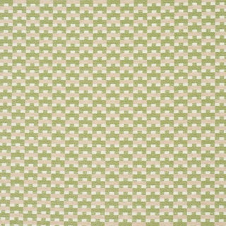 Sample - Schumacher Thatcher Performance Fabric In Green For Sale