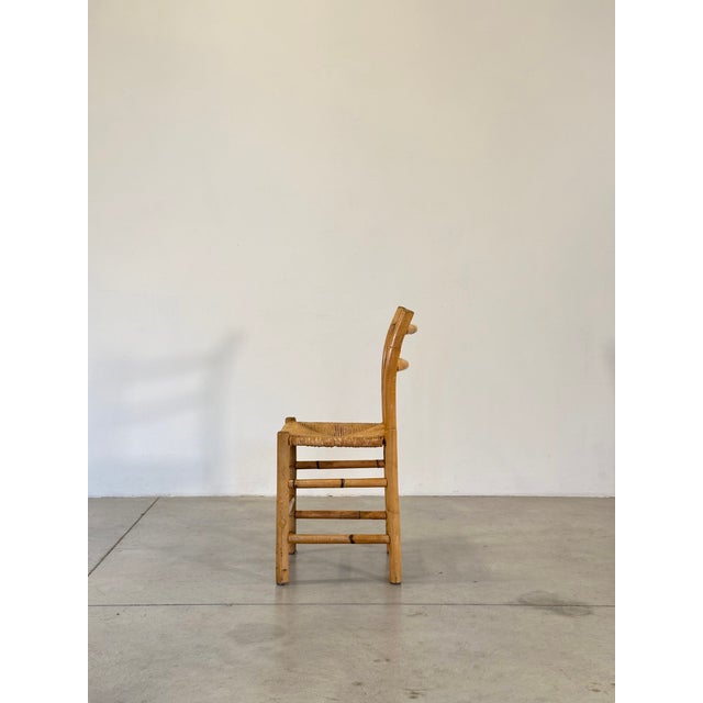 Folding Bamboo Table and Chairs, 1970s, Set of 5 For Sale - Image 14 of 18