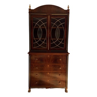 1950s Secretary’s Desk,Mahogany Chippendale Style. For Sale