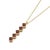 Sophisticated geometry meets timeless elegance. Fall in love with this striking vertical bar pendant necklace. Featuring a...